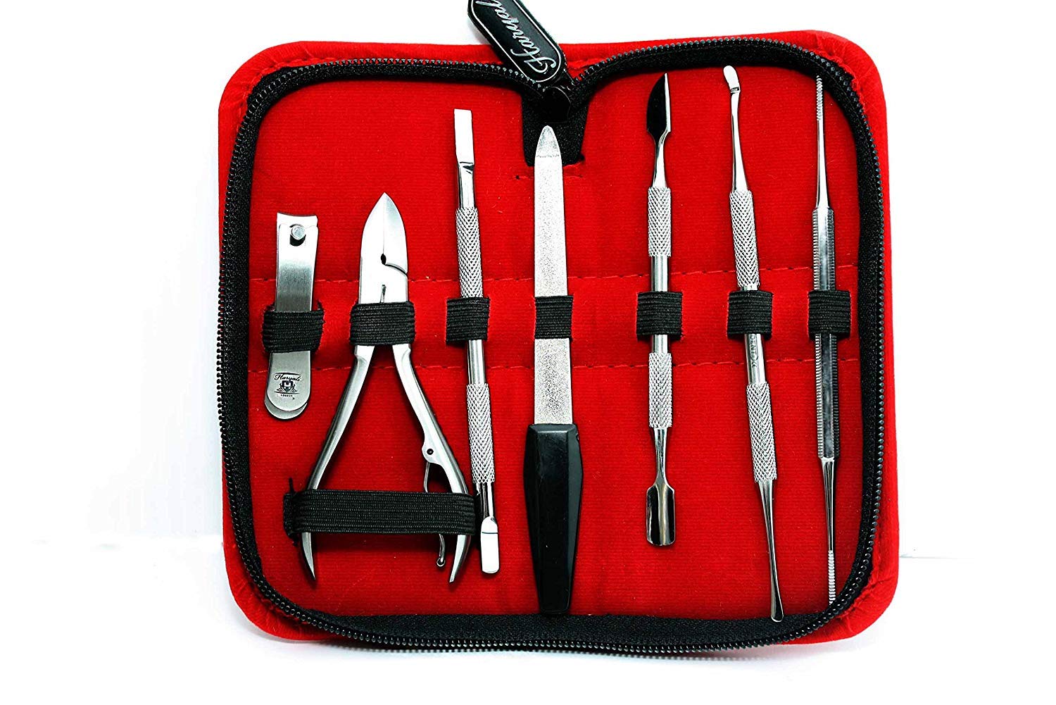 Manicure & Pedicure Set (Highly in Demand Among Professionals). Made with the Stain less Steel. Now In Lowest Price Every. Comes With a Designer Pouch To keep It Organised.