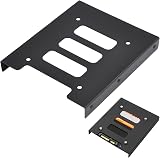 TRIXES Black Metal 2.5" SSD Laptop Drive & 3.5" HDD Mounting Bracket Internal view 5