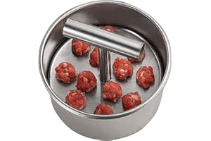 Stainless Steel Meatball Maker Meatball Maker, Manual Meat Baller Maker Machine Press Tool, 6/12 Balls Meat Ball Mold Maker T