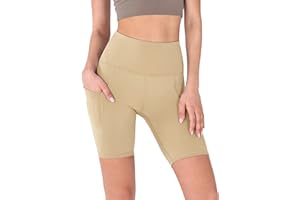 ODODOS Women's Tummy Control Yoga Shorts 2.0 with Pockets High Waist Athletic Workout Shorts-5" / 8" Inseam
