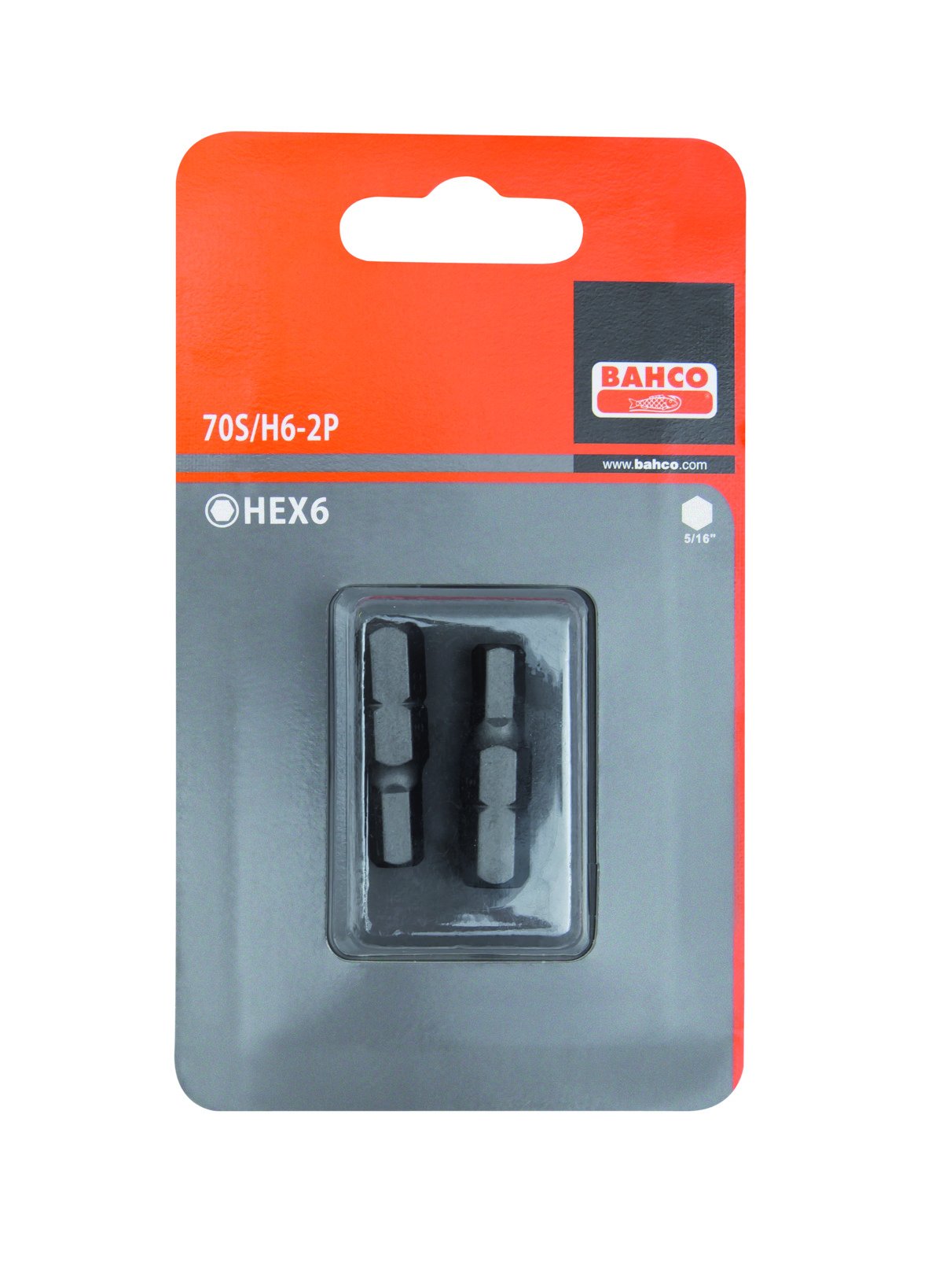 2XBITS HEX 12X30 MM 5/16
