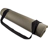 Fit Spirit Adjustable Cotton Yoga Mat Carrying Strap - Choose Your Color (YOGA MAT NOT INCLUDED)