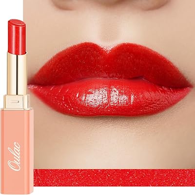 Oulac Moisturising Red Lipstick Moisture Shine Tinted Lip Balm Love Fighter S6