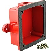 Weatherproof Alarm Bell Back Box &ndash; Universal Fit for Most 6&ndash;10 Inch Fire Bells &ndash; Compatible with Potter BBK-1, System Sensor WBB/ABBB, Edwards, Gentex, Wheelock
