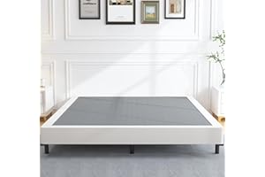 Vaciwe 6 Inch Box Spring King Size Bed Base, Heavy Duty Metal Frame Mattress Foundation with Easy Clean Cover, Noise Free,Easy Assembly