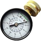 Rain Bird P2A Multi-Purpose Pressure Gauge, 3/4" Female Hose Thread, 0-200 PSI