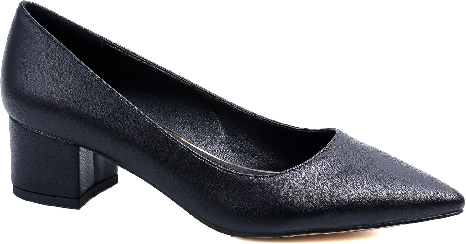 pointed toe block heels