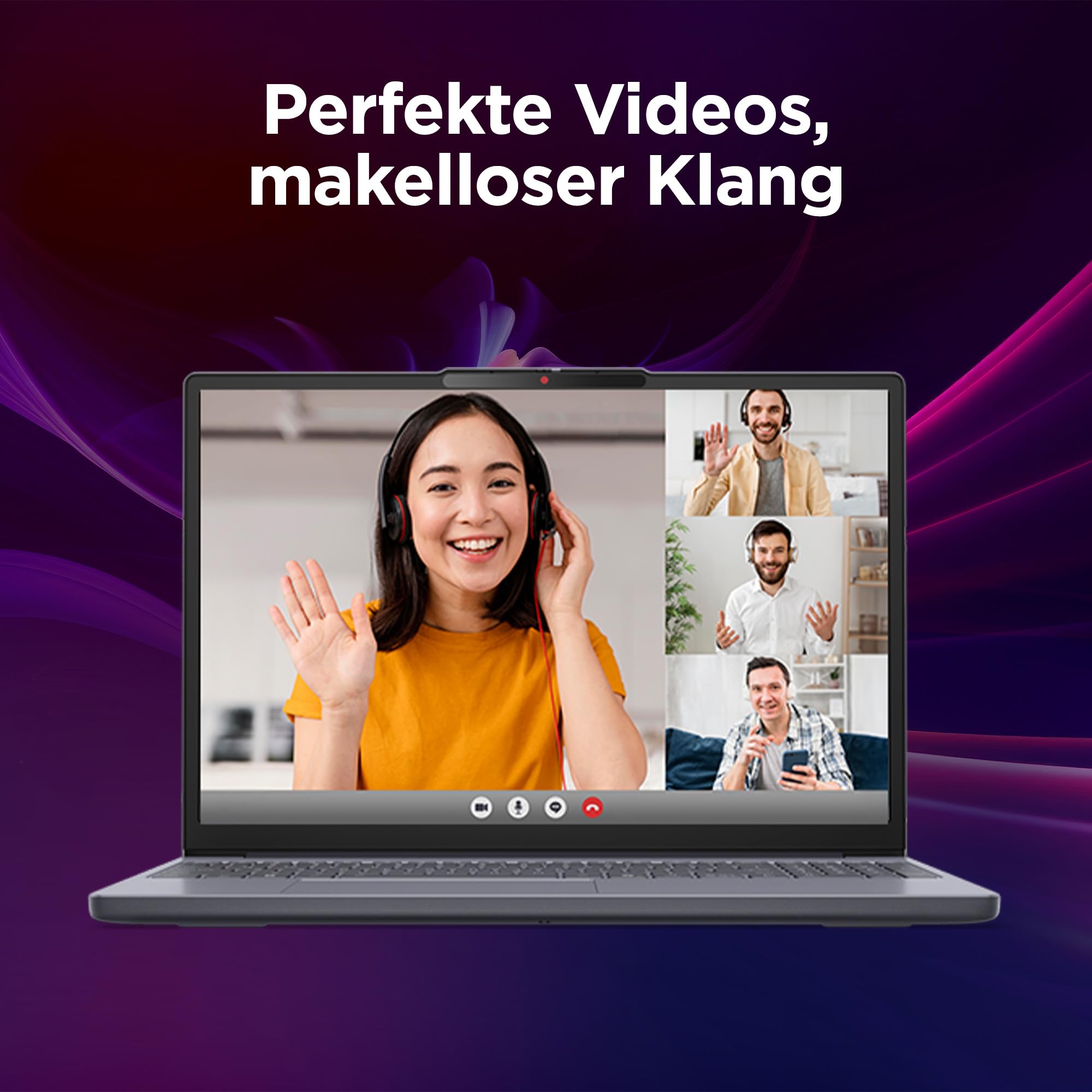 Lenovo IdeaPad Slim 3 Laptop | 16" WUXGA Display | AMD Ryzen 5 7535HS | 24GB RAM | 1TB SSD | AMD Radeon 660M Grafik | Windows11 | QWERTZ | Cosmic blau | 3 Monate Premium Care 4