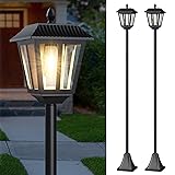Greluna 68 Inches Solar Lamp Post Light