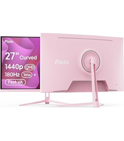 Amazon.com: Pixio PXC279 Wave Pink 27