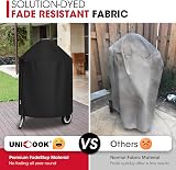 Unicook Kettle BBQ Cover for Weber 57cm Round 70cm Dia 96cm H view 4