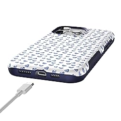 Casely iPhone 16 Pro Max Case Blue Hearts