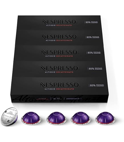 Nespresso Capsules Vertuo, Altissio Medium Roast Espresso Pods 100