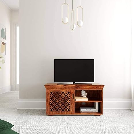 Brookwood Sheesham Wood Tv Unit Wooden Tv Stand Fish