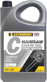 Silverhook Chainsaw Oil ISO 100 5 Litre Anti Fling Petrol Electric