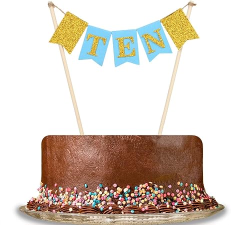 Amazon 10枚のケーキの垂れ幕 ハンドメイド 男の子 10歳の誕生日 10歳を応援 子供の誕生日パーティーデコレーション ブルー パーティーグッズ おもちゃ Amazon 10枚のケーキの垂れ幕 ハンドメイド 男の子 10歳の誕生日 10歳を応援 子供の誕生日パーティーデコレーション ブルー パーティーグッズ おもちゃ