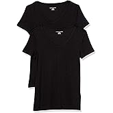 Amazon Essentials Women's Slim-Fit Short-Sleeve V-Neck T-Shirt