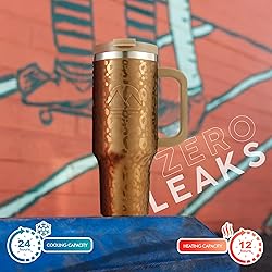 FAHRMOSIS 40 Oz Tumbler with Handle and Straw