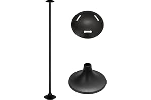 NEXCOVER Boat Cover Support Pole | Adjustable Height from 12" to 54" | 6-Stage Extension Pole | ABS Support Pole for Boat Cover (1 Pack) | Reinforced Support Pole System | Black