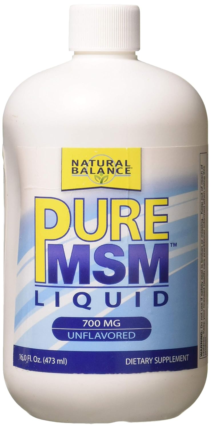 Natural Balance Pure MSM Liquid, 16 oz Health & Personal Care