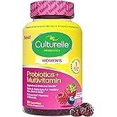 Culturelle® Women’s Probiotics + Multivitamins, Supports Digestive and Immune Health, Biotin & Selenium for Healthy Hair, Skin, Nails – 60 Gummies