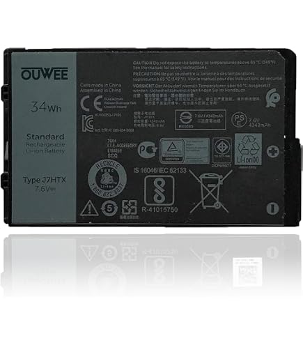 Amazon.com: J7HTX 7XNTR FH8RW 2JT7D Laptop Battery for Dell Amazon.com: J7HTX 7XNTR FH8RW 2JT7D Laptop Battery for Dell
