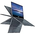 ASUS ZenBook Flip 13 Ultra Slim 2-in-1 Laptop, 13.3” FHD Touchscreen Display, Intel Core i7-1065G7 Processor, 16GB RAM, 512GB PCIe SSD, Thunderbolt 3, Windows 10 Pro, Pine Grey, UX363JA-XB71T