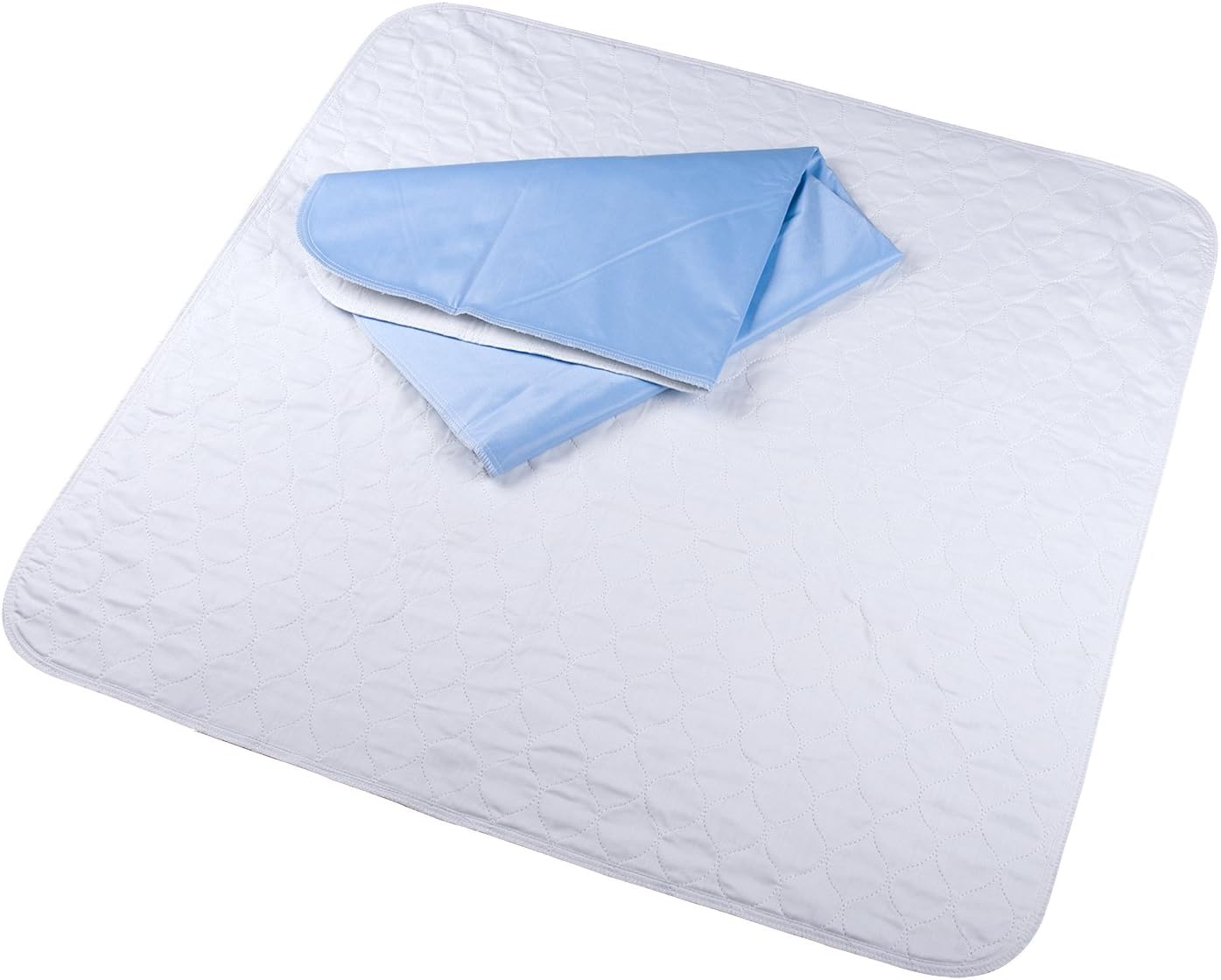 Waterproof Reusable Incontinence Bed Pads Washable Incontinence Underpads 8 Cups Absorbency，Non-Slip Mattress Protector for Adults, Kids and Pets(34”x 36” inch 2 Pack): Health & Personal Care