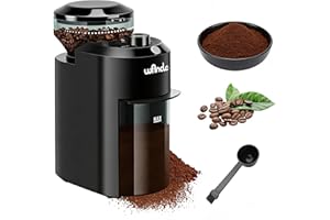 Wancle Electric Burr Coffee Grinder - Adjustable with 28 Precise Grind Settings for 12 Cups - Professional Coffee Bean Grinde
