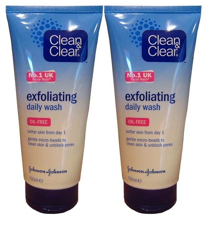 Clean & Clear Exfoliating Daily Wash 150 ml (Pack of 2) Amazon.co.uk
