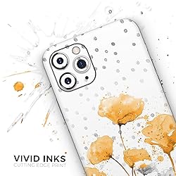 Design Skinz Karamfila Yellow & Gray Floral V1