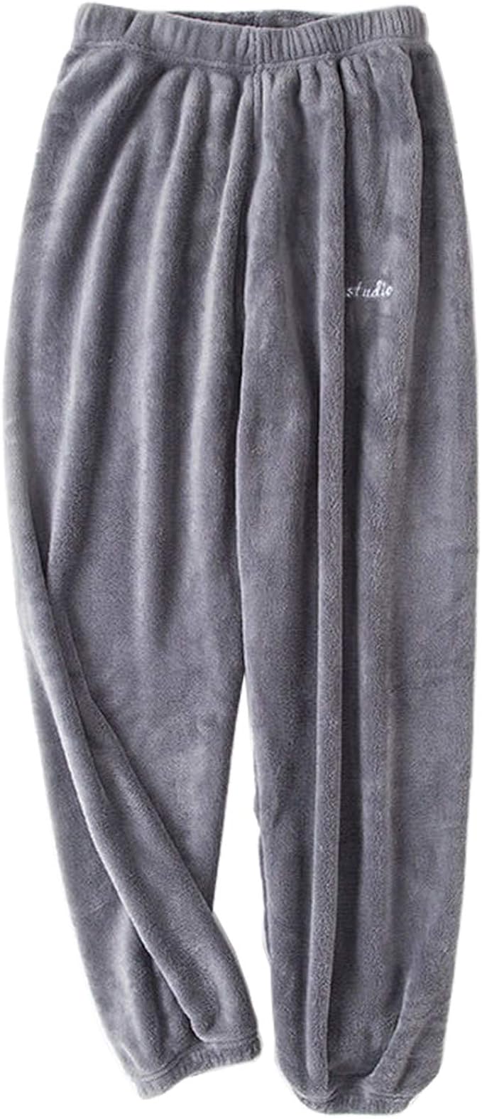 Amazon Koutei ルームウェア 防寒 緩め パジャマパンツ 柔らか 寒い日に 冬 屋内 長パンツ レディース ポリエステル 部屋着 スウェットパンツ 灰色 パジャマ ルームウェアボトムス 通販