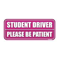 GEEKBEAR Student Driver Car Magnet