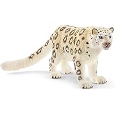 Schleich Wild Life - Snow Leopard Toy Figurine - Kids Ages 3+ | 14838 | Wild Animal Figurine, Realistic Animal Toys, Safari Toy for Boys and Girls, Screen-Free Imaginative Pretend Play, Montessori