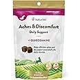 NaturVet Aches & Discomfort Dog Supplement Plus Glucosamine, Boswelia, White Willow Bark – Supports Canine Joint Health, Function – Helps Relieves Exercise Aches for Dogs – 30 Ct. Soft Chews