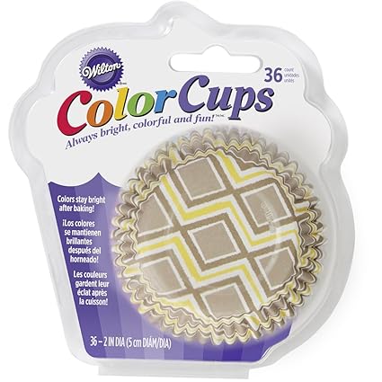 Wilton 415-8767 36 Count Ikat Pattern Cupcake Liners