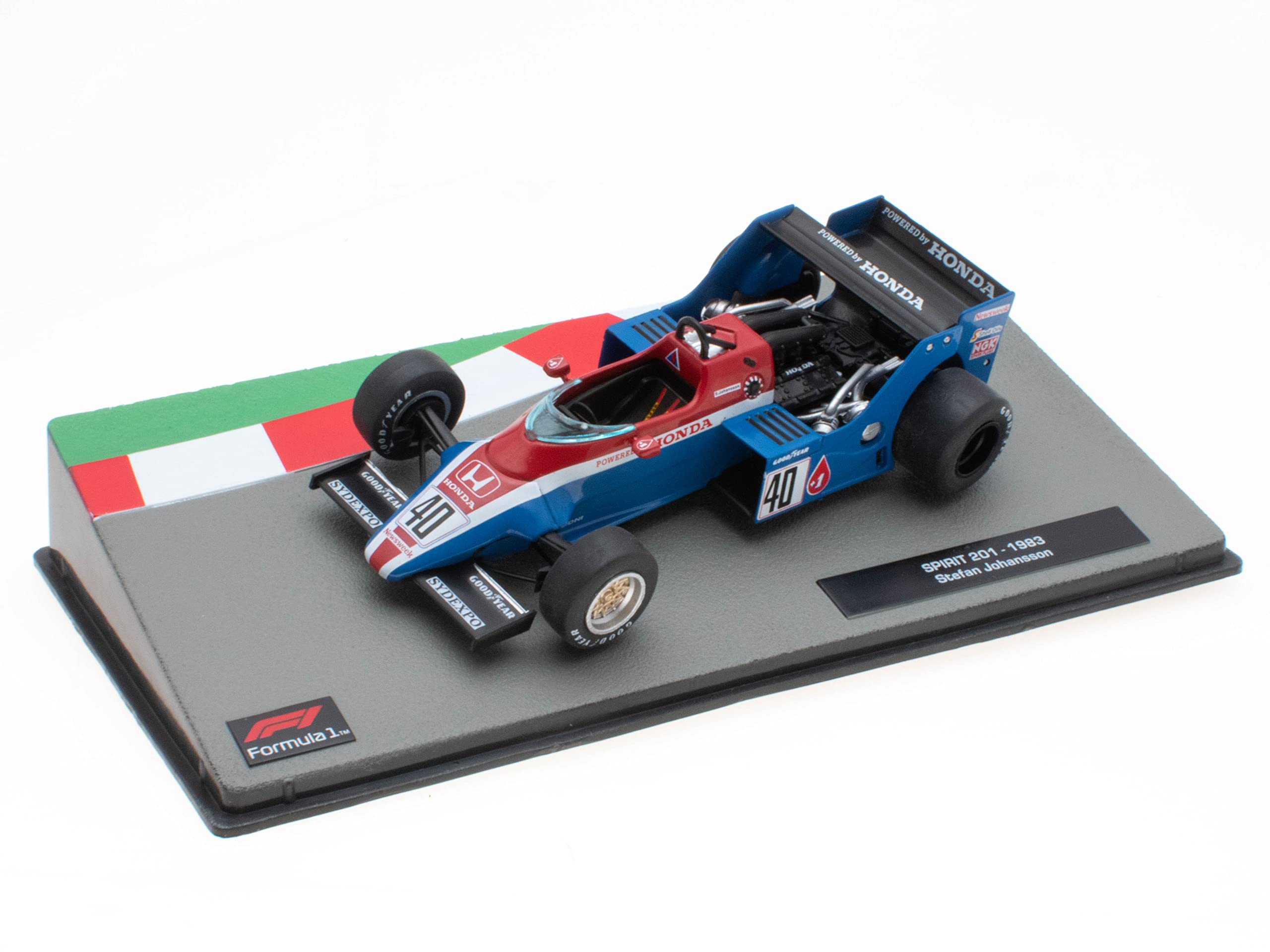 OPO 10 - Miniature car Formula 1 1/43 compatible with SPIRIT 201 - Stefan Johansson - 1983 - FD177