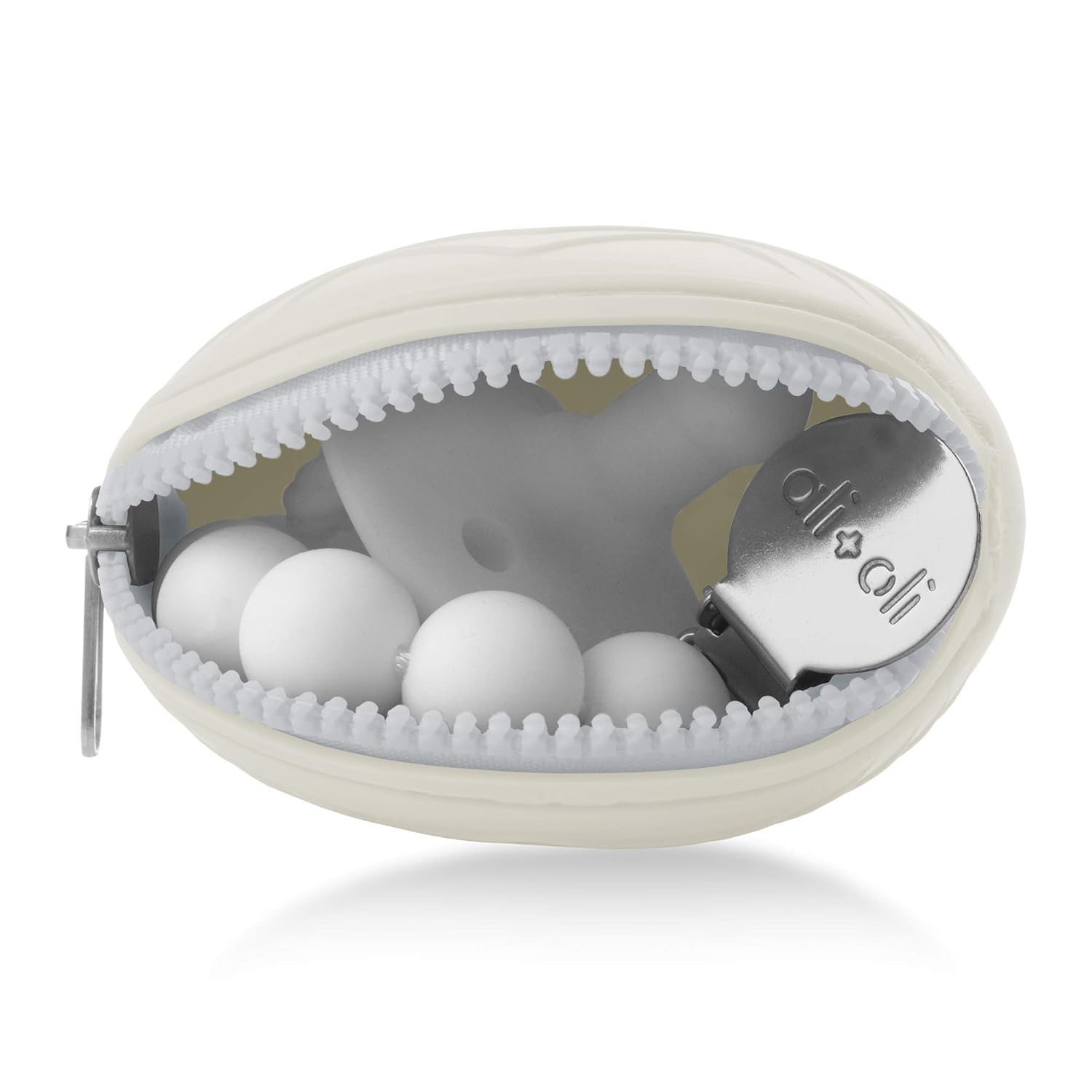 Ali+Oli Pacifier Holder Case (Lunar Rock) : Baby