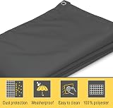 Sol Royal PES Balcony Screen 90x500cm Anthracite Waterproof Privacy Netting view 5