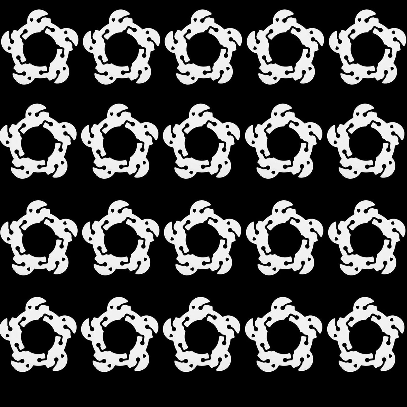 Photo 1 of 100 PCS Balloon Clips, for Balloon Arches, Column Stands and Flowers - Birthday, Wedding, Party Decorations