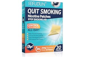 Quit Smoking Patches Step 1，Nicotine Patches Delivered Over 24 Hours to Help Quit Smoking, Stop Smoking Aid Transdermal Syste