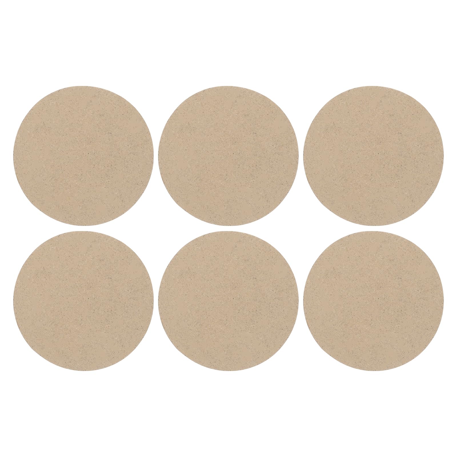 PATIKIL 6" Round Pottery Wheel Bat 6 Pack 0.4" Thickness for Pottery Wheel Clay Throwing and Ceramics