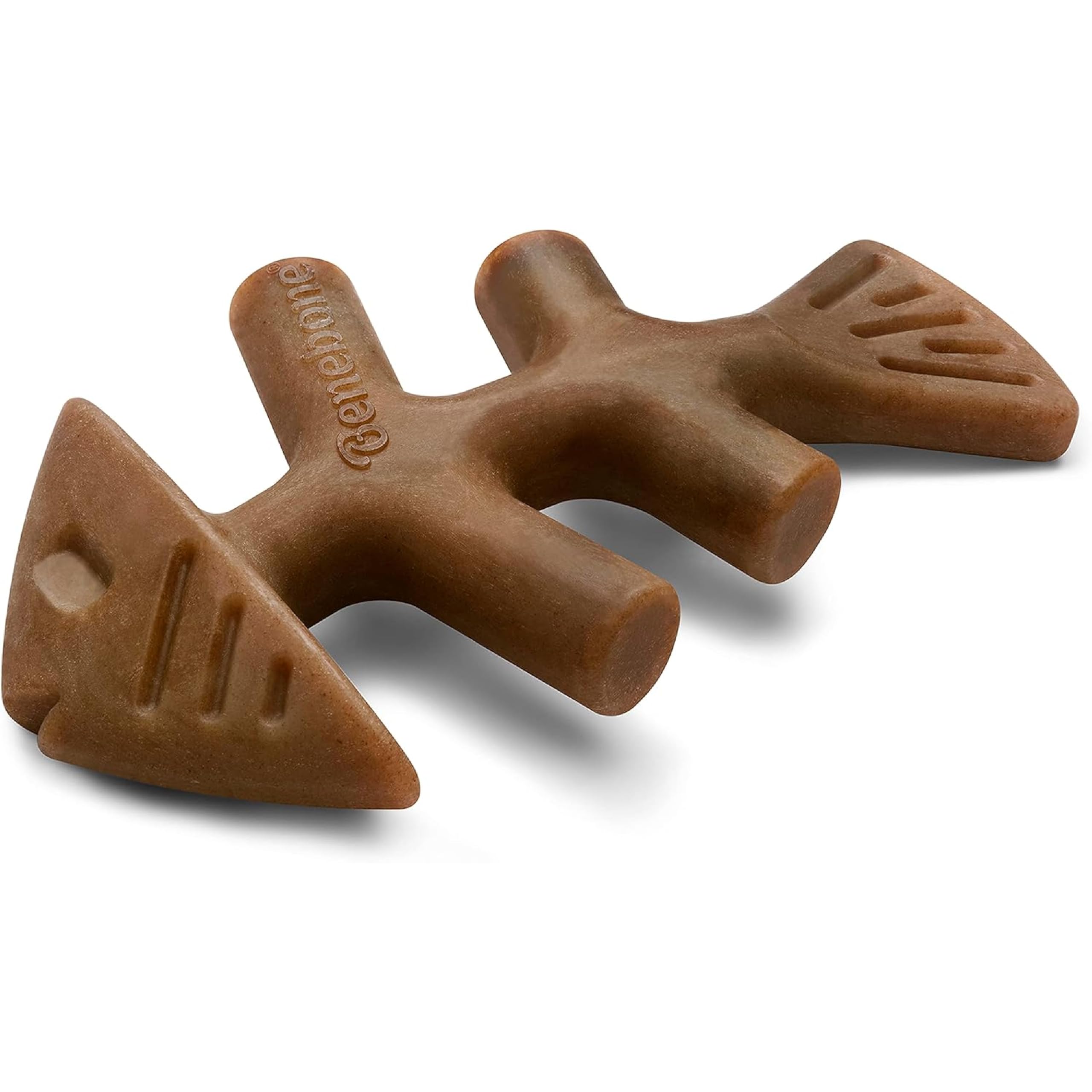 Benebone Indestructible Fishbone Dog Chew Toy for Aggressive Chewers, Long Lasting Tough Boredom Breaker for Dogs, Real Jack Salmon Flavour, For Giant Dog Breeds, Made in the USA. — image 1