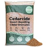 Cedarcide Original Cedar Granules – Flea, Tick, Mosquito & Spider Repellent for Yard, Lawn, Patio & Garden – Outdoor Insect Control – for Use Around Pets, Kids & Family (8 lb Covers 3,500 sq ft)