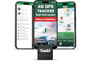 Tracki GPS Tracker for Vehicles – Real-Time 4G LTE Assets & Car Tracking Device with App, Magnetic Mount, Compact Design, Worldwide Coverage – iOS & Android (Subscription Required)
