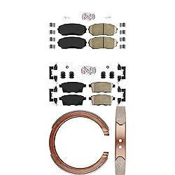 Transit Auto Front Rear Ceramic Disc Brake Pads Kit