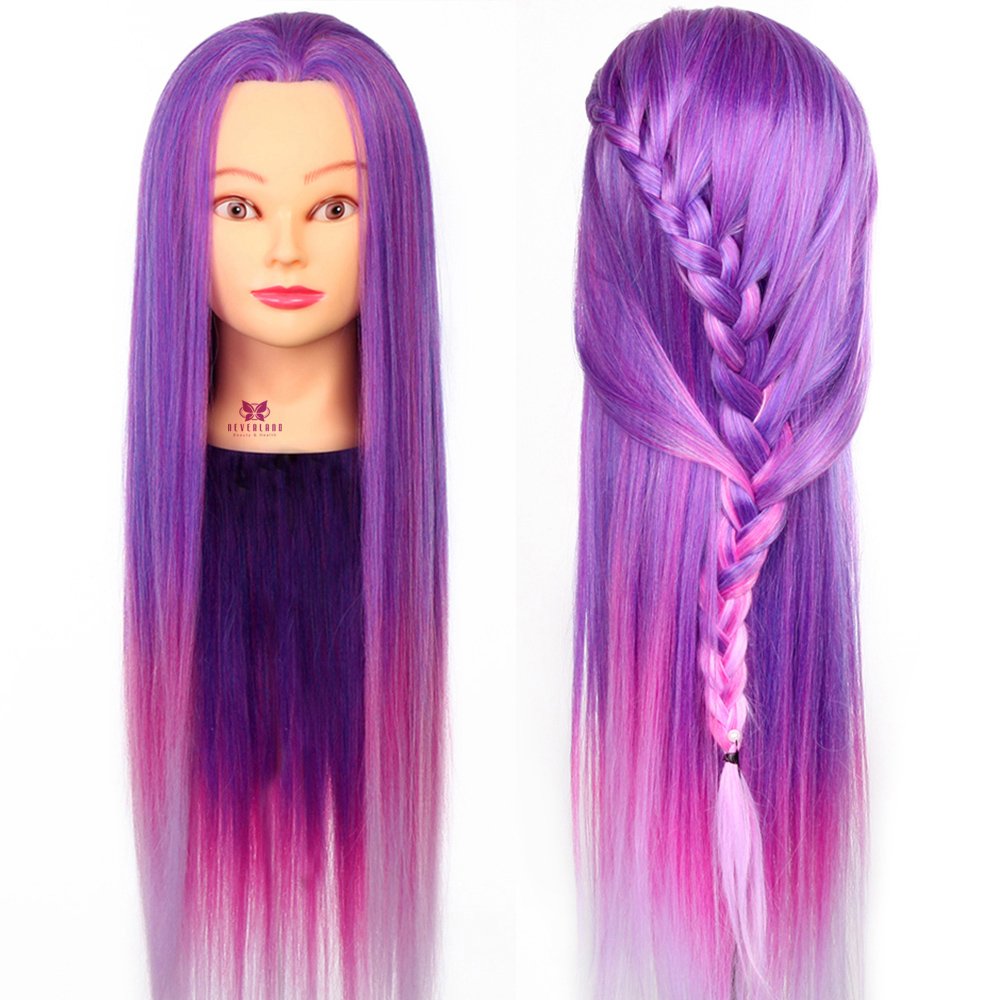 rainbow hair mannequin