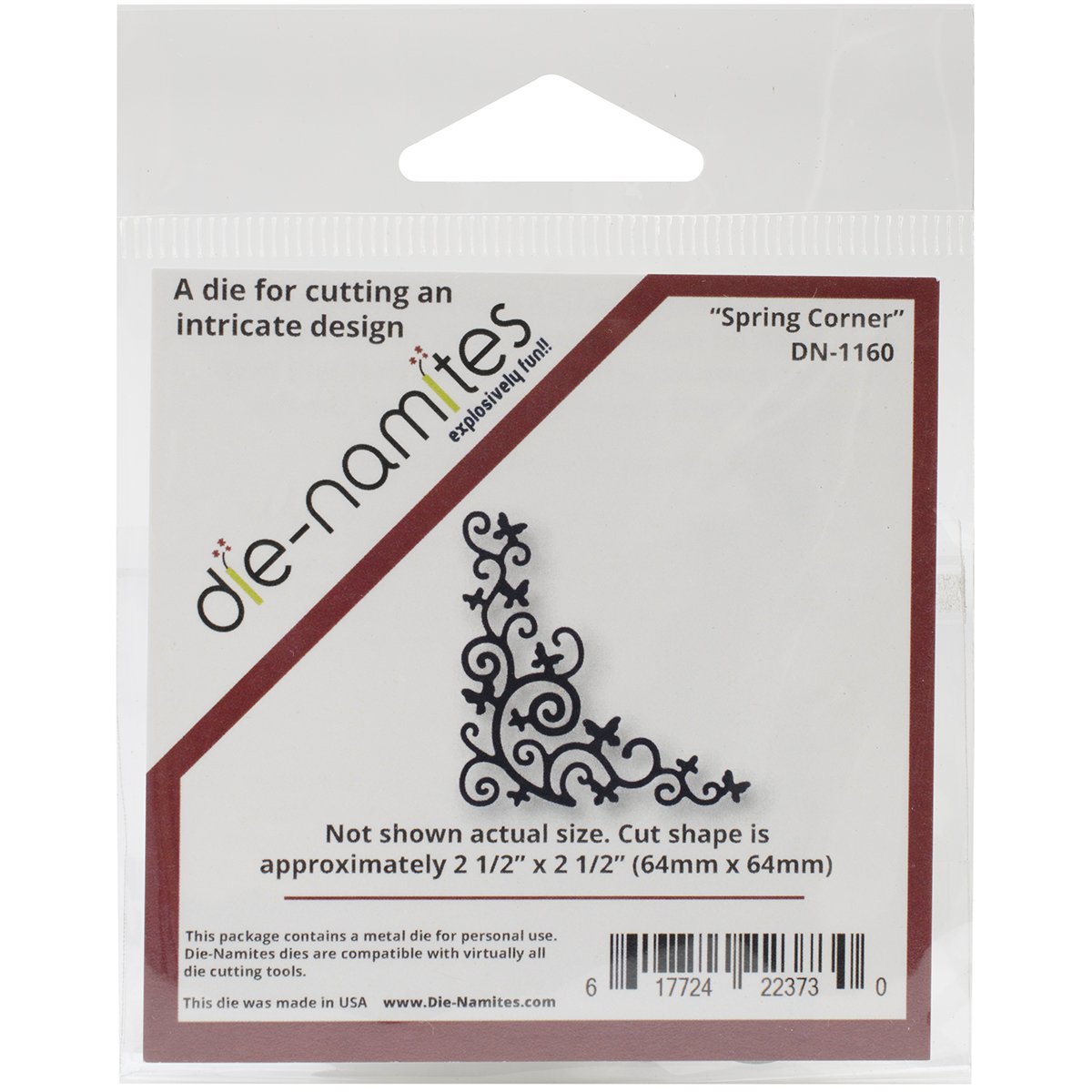 die-namites Spring Corner Cutting Die,