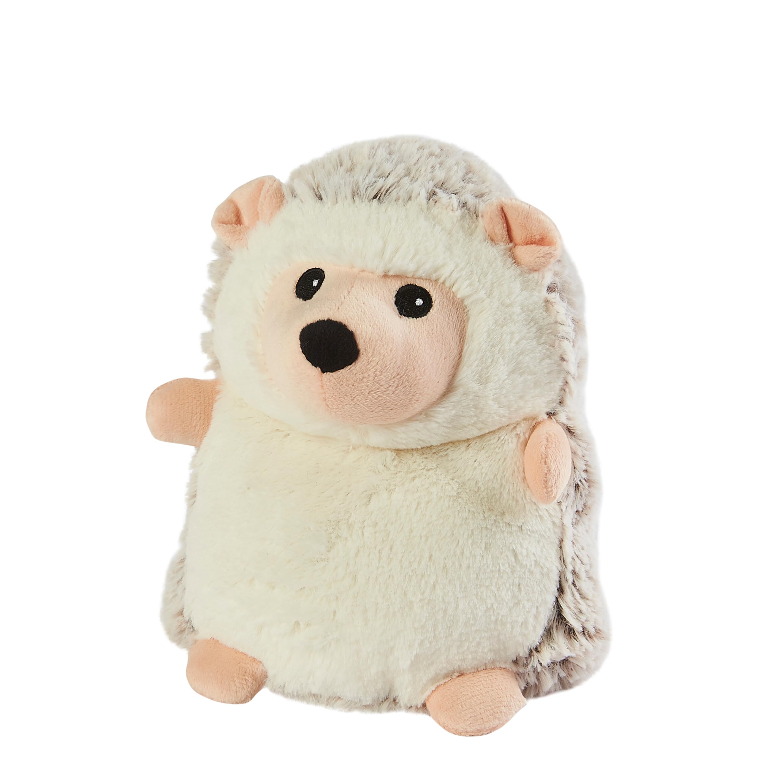 Warmies Plush Beige Hedgehog Microwavable Weighted Teddy with French Lavender Scent, Hot or Cold for Cool Relaxation and Warm Relief