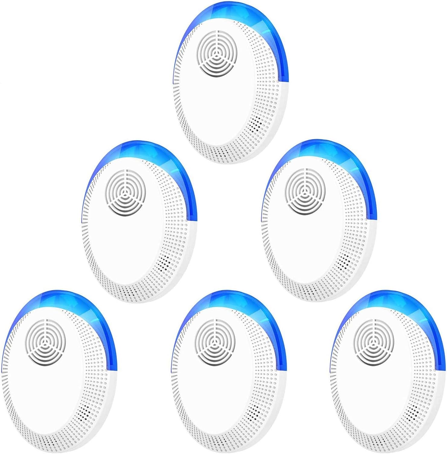 Okutani Ultrasonic Pest Repeller, 6 Packs, Electronic Indoor Pest Repellent Plug in for Insects, Pest Control for Living Room, Garage, Office, Hotel : Garden & Outdoor